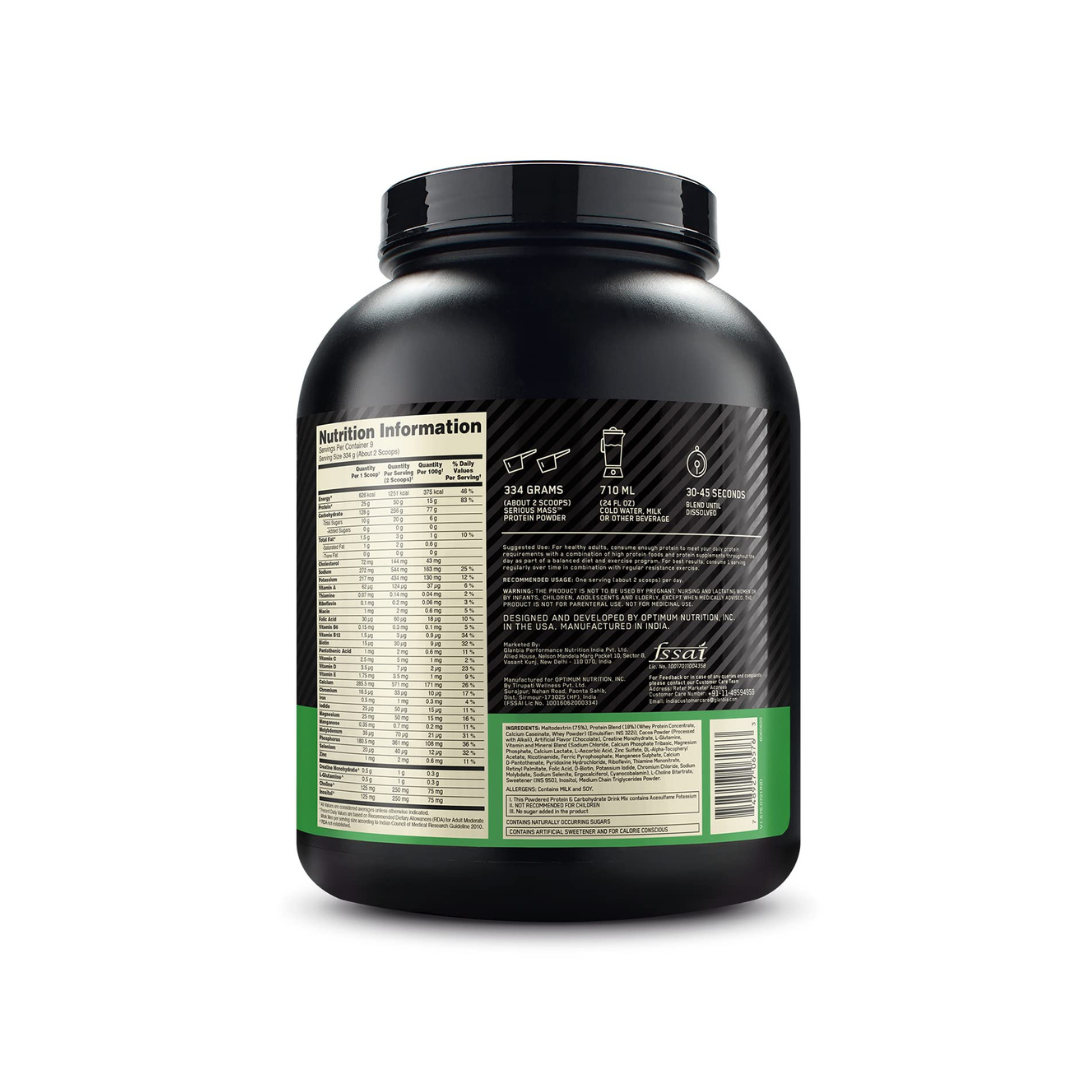 ON Optimum Nutrition Serious Mass, (3 kg | 6.6 lbs, 9 servings)
