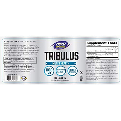 Now Tribulus (1000 mg), 90 tablets